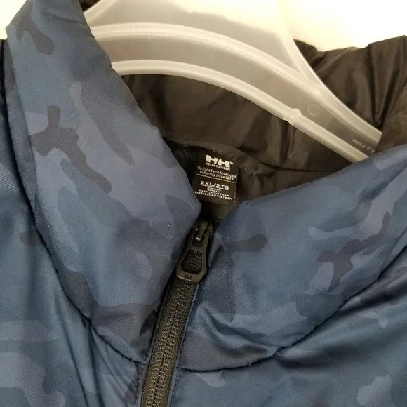 Helly Hansen Blue Camo Puffer Vest - Picture 6 of 7